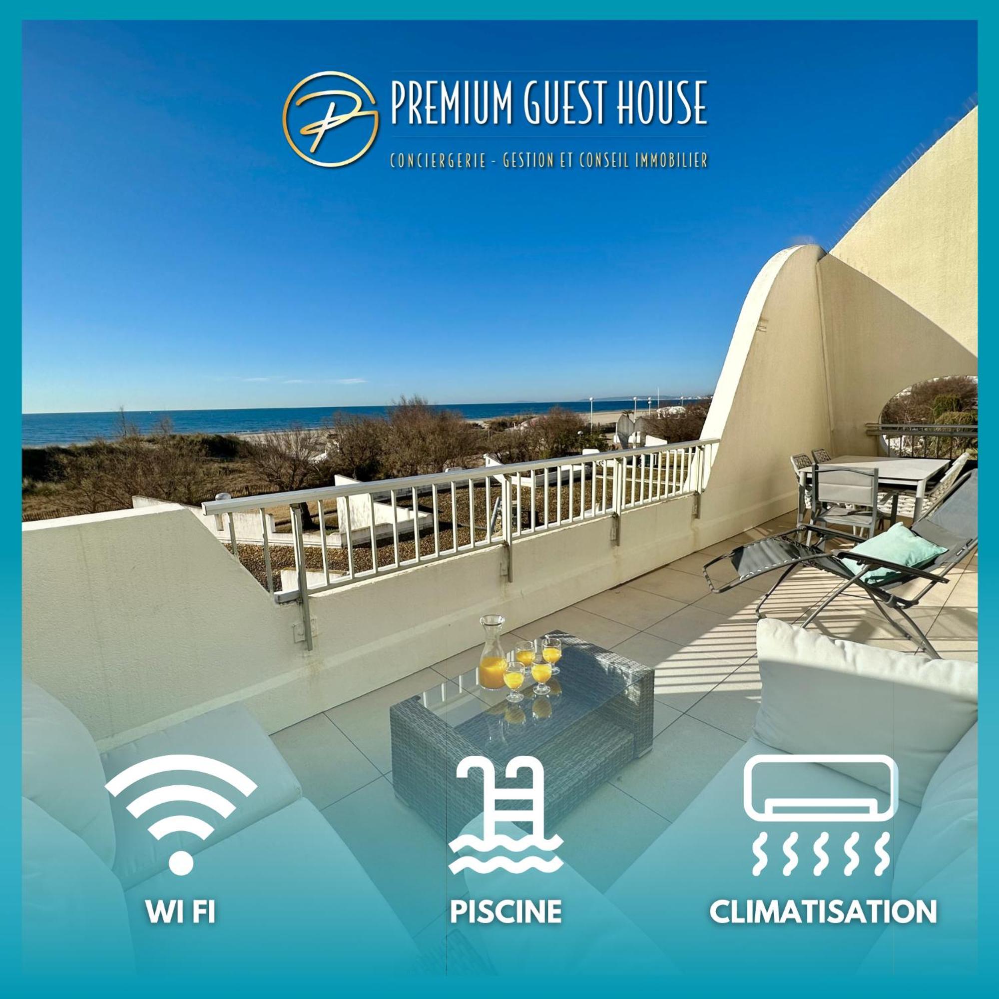 Pgh N5-25M De La Plage, Vue Mer, Piscine, Parking La Grande Motte Extérieur photo